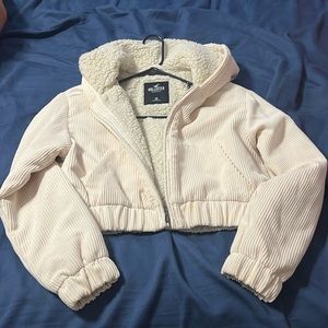Cropped Hollister Sherpa Jacket